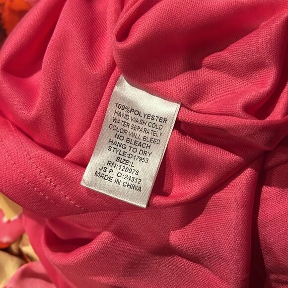 Entro Womens Sleeveless Multicolor V Neck Cut Out Tiered Floral Maxi Dress Large - Picture 11 of 11